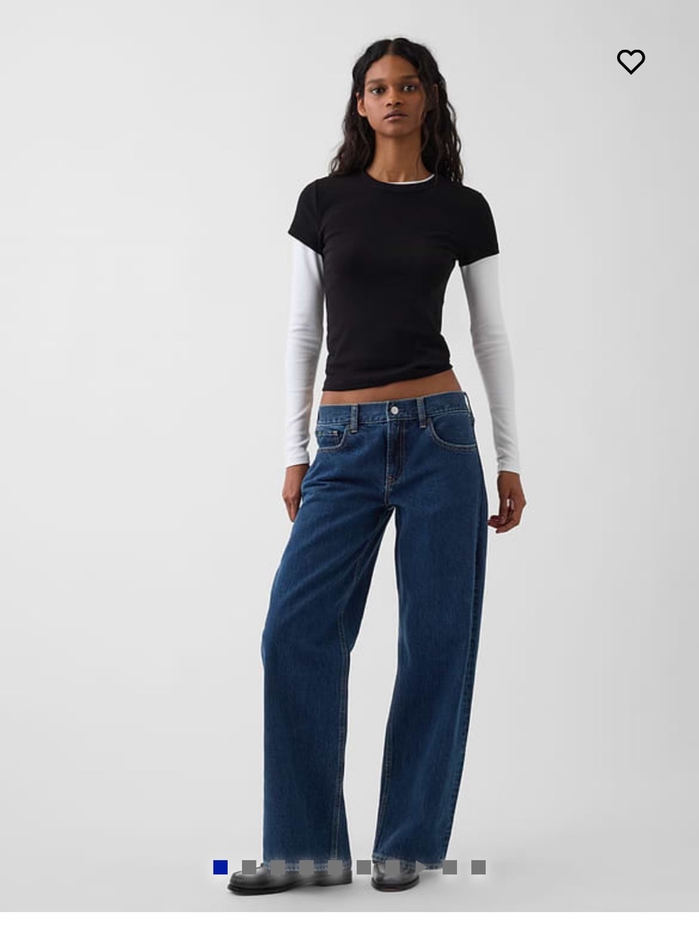 Hailey Beiber GAP 90s Loose Low Rise Jeans